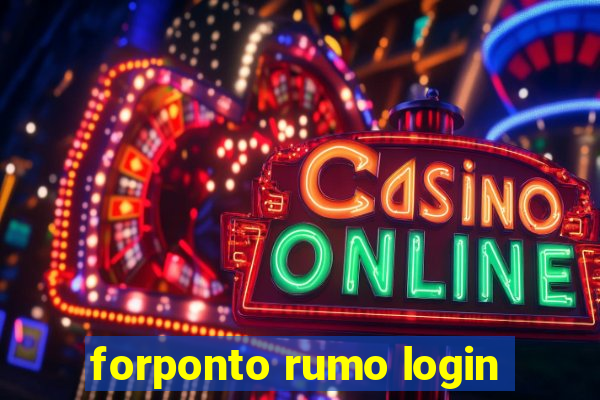 forponto rumo login